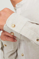 JACK AND JONES Summer Band Linen Blend Shirt - SMgarment's