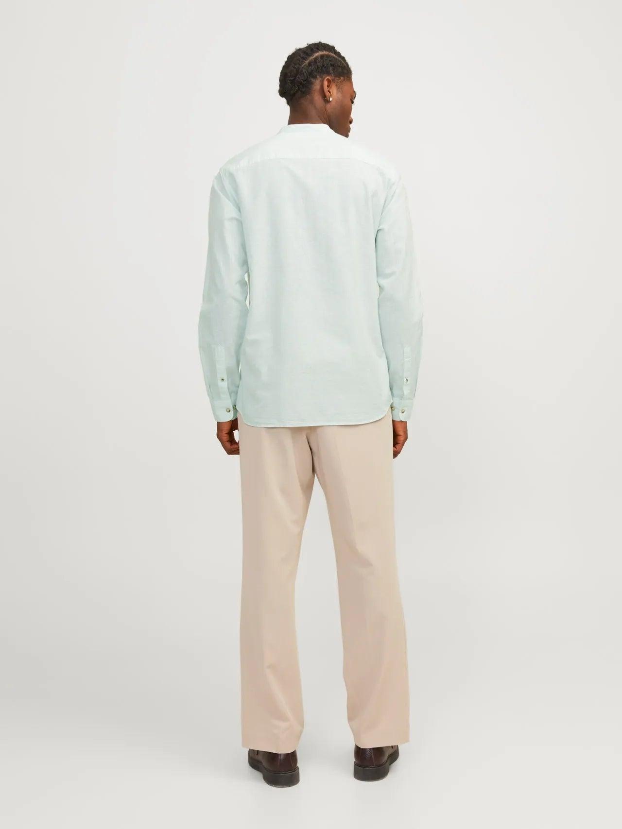 JACK AND JONES Summer Cotton/Linen Comfort Fit Shirt - SMgarment's