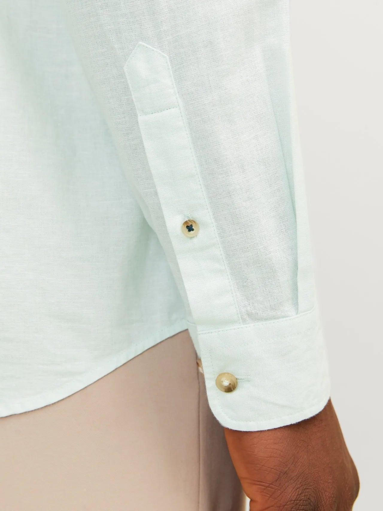 JACK AND JONES Summer Cotton/Linen Comfort Fit Shirt - SMgarment's