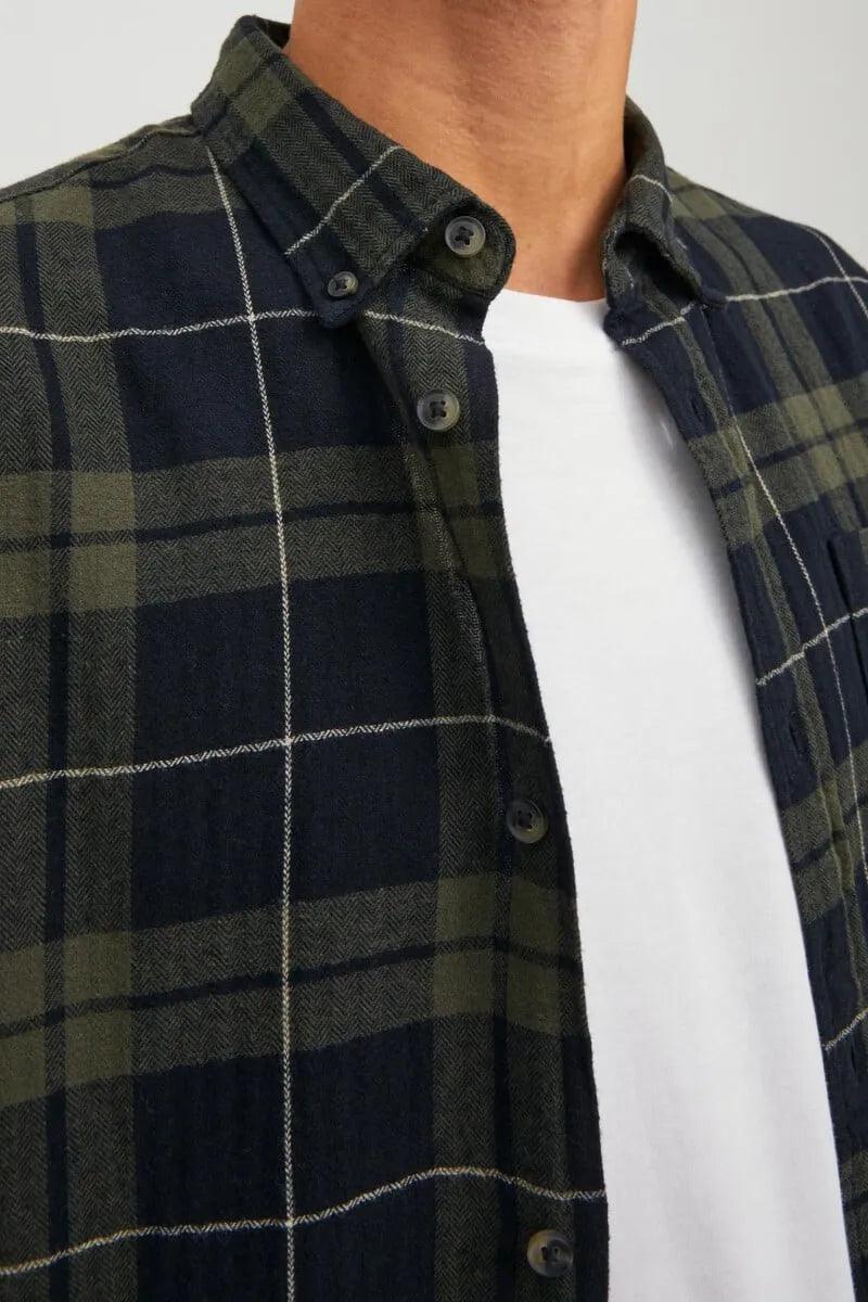 JACK & JONES Checkered Shirt - SMgarment's