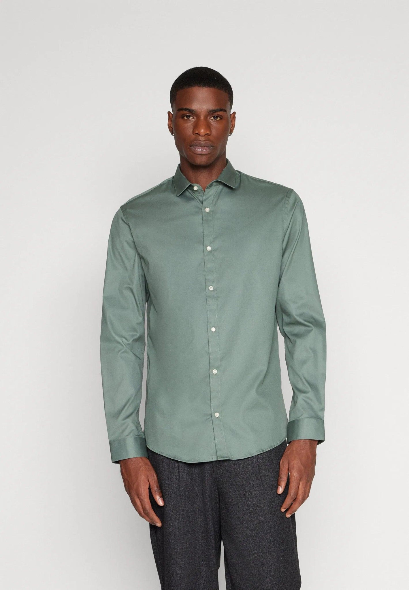 JACK & JONES JPRBLACARDIFF - Formal Shirt - Balsam Green - SMgarment's