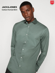 JACK & JONES JPRBLACARDIFF - Formal Shirt - Balsam Green - Smgarment's