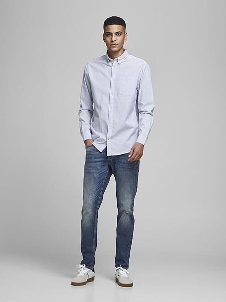 JACK & JONES Mens Oxford L/S Noos Shirt - Smgarment's