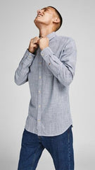 جیک اینڈ جونز مینز سٹرپڈ شرٹ