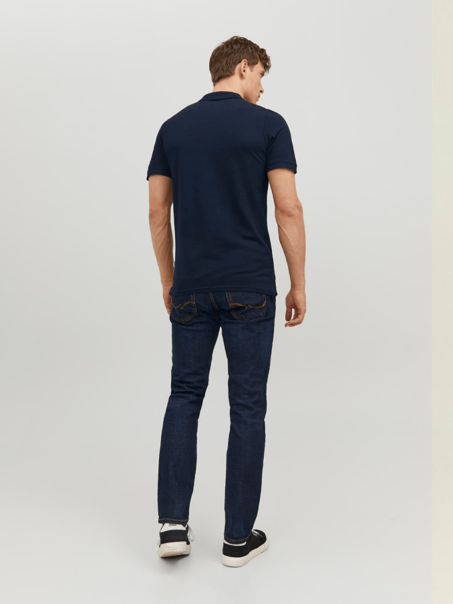 JACK & JONES Plain collar Polo T Shirt - Smgarment's
