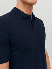 JACK & JONES Plain collar Polo T Shirt - Smgarment's