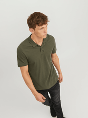 JACK & JONES Plain Shirt collar Polo - Smgarment's