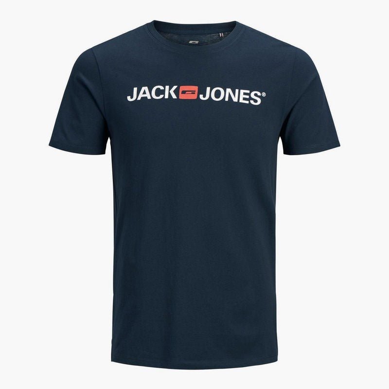 JACK & JONES Round Neck Logo T-shirt - Smgarment's
