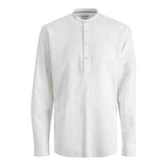 JACK & JONES SUMMER TUNIC - WHITE COTTON|LINEN - SMgarment's