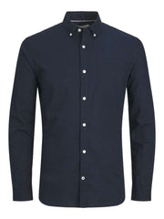 JACK&JONES Jwhclassic Oxford Shirt (Navy) - Smgarment's