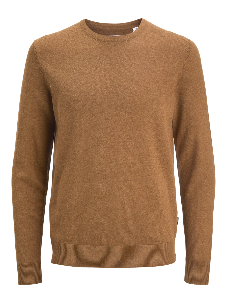 JACK&JONES Plain Knitted Pullover - Smgarment's