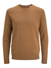 JACK&JONES Plain Knitted Pullover - Smgarment's