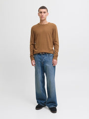 JACK&JONES Plain Knitted Pullover - Smgarment's