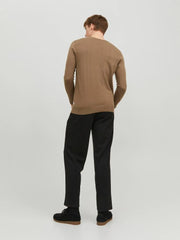JACK&JONES Plain Knitted Pullover - SMgarment's