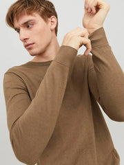 JACK&JONES Plain Knitted Pullover - SMgarment's