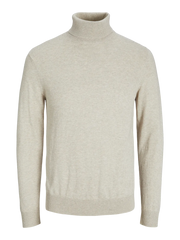 JACK&JONES Plain Turtleneck Beige / Oatmeal - Smgarment's