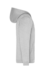 DAIBER Mens Oversized Zipped Hoodie