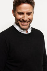 Jules Cashmere Black Sweater - Smgarment's