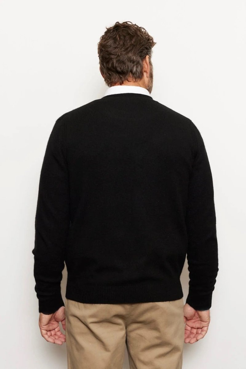 Jules Cashmere Black Sweater - Smgarment's