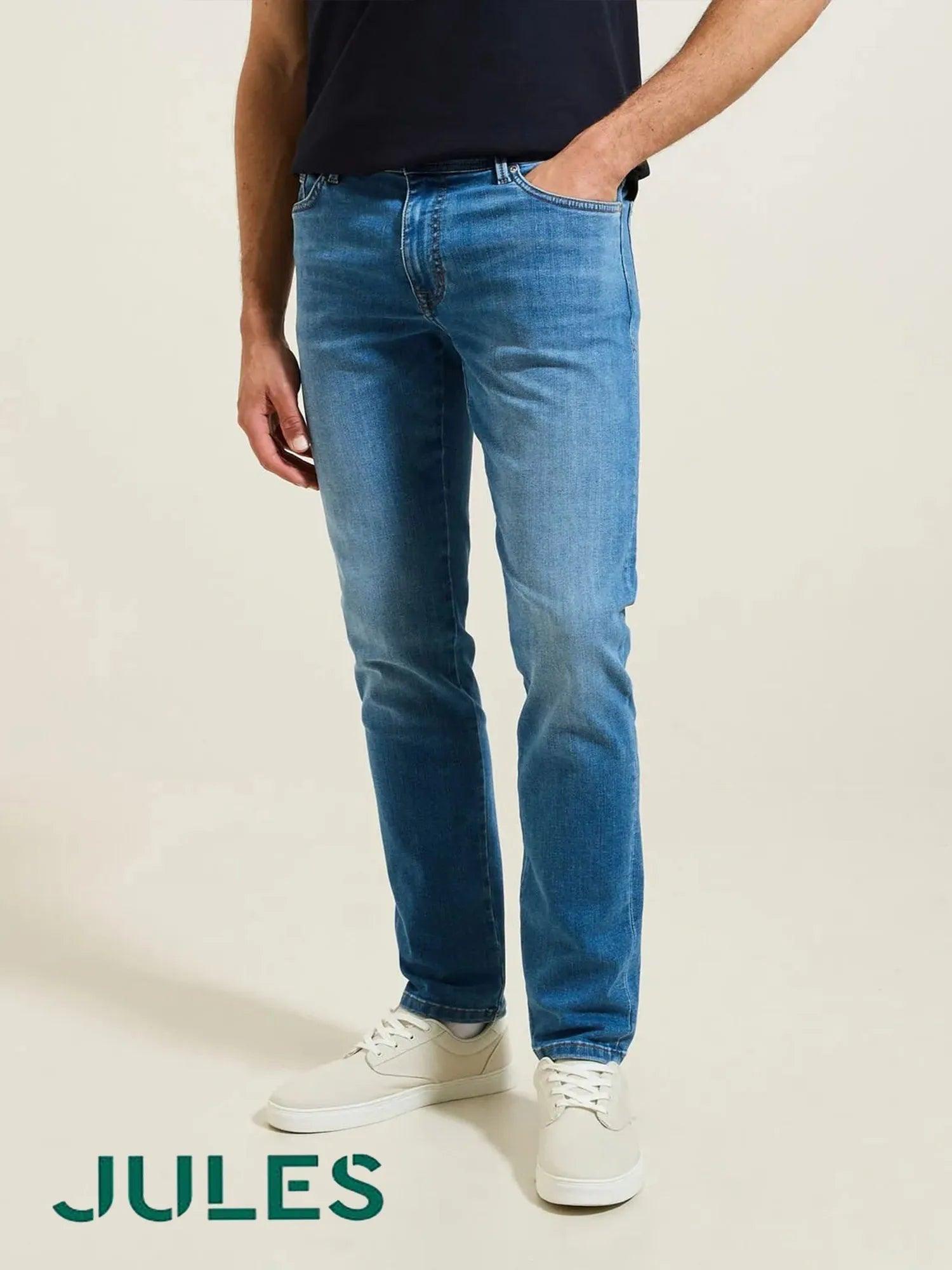 JULES Urbanflex 3 - length slim jeans - Blue - SMgarment's