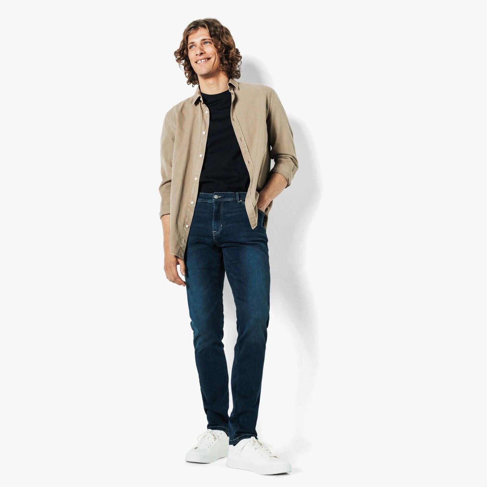 JULES Urbanflex 4 - length slim jeans - Blue - SMgarment's