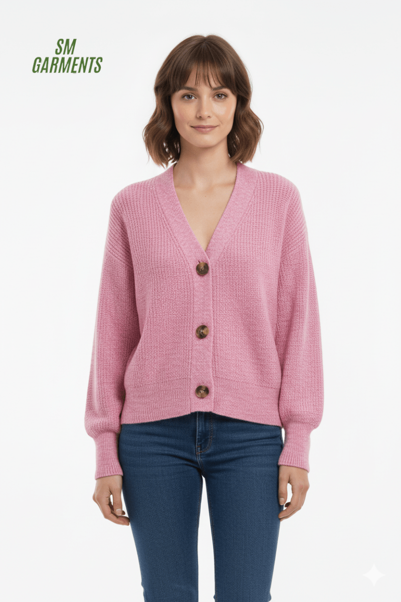 KAFFE Womens V - Neck Cardigan - Smgarment's