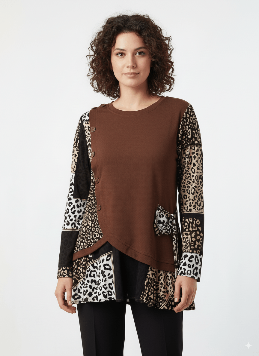 KELITE WOMENS PRINTED TOP - Smgarment's
