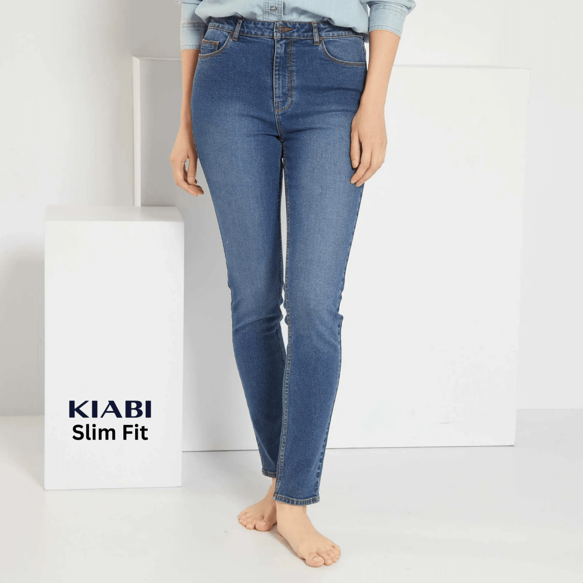 KIABI Slim Stone Wash Jean - Smgarment's