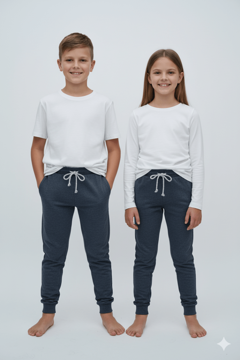 KIDS BASIC TEXTURED TROUSER - Smgarment's