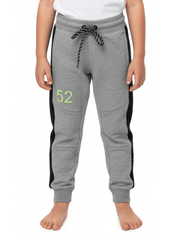 KIDS Boys' Sporty Grey Joggers Trouser with Side Stripe - Smgarment's