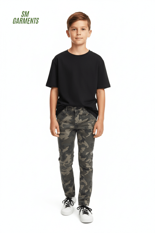 Kids’ Camo Skinny Jeans - Smgarment's