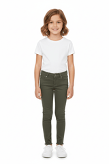 Kids CHLOE Skinny Jeans with Zipper Pockets - Smgarment's