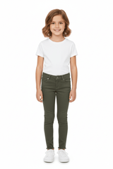 Kids CHLOE Skinny Jeans with Zipper Pockets - Smgarment's