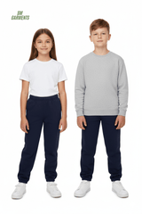 Kids' Classic Fleece Trouser - Navy Blue - Smgarment's