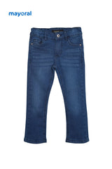 Kids' Dark Blue Slim Fit Jeans - Smgarment's