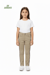 KIDS ' Distressed Jeans with Side Stripe - Smgarment's