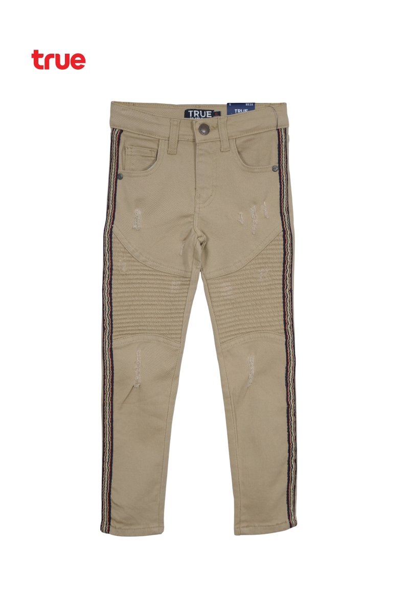 KIDS ' Distressed Jeans with Side Stripe - Smgarment's