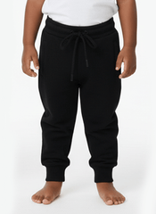 Kids Jet Black Sports Jogger Trouser - Smgarment's