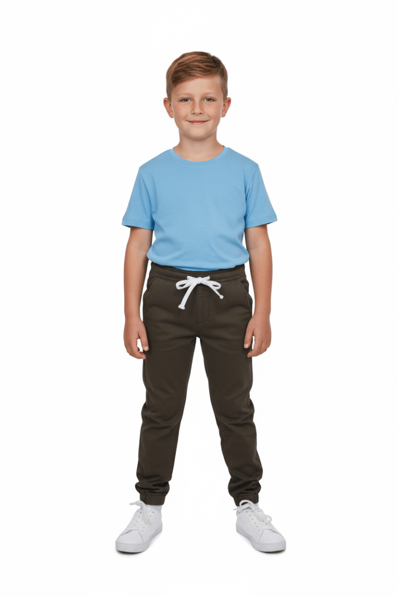 Kids’ Jogger Pants – Olive Green - Smgarment's