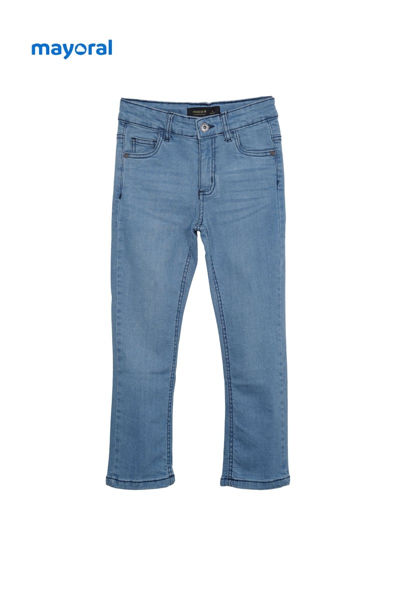 Kids Light Blue Slim Fit Jeans - Smgarment's