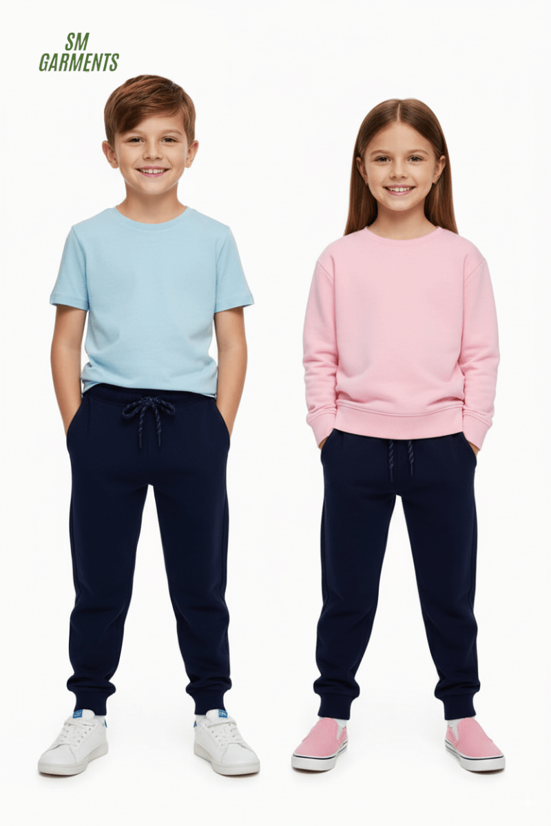 KIDS PLAIN BLUE TROUSER - Smgarment's