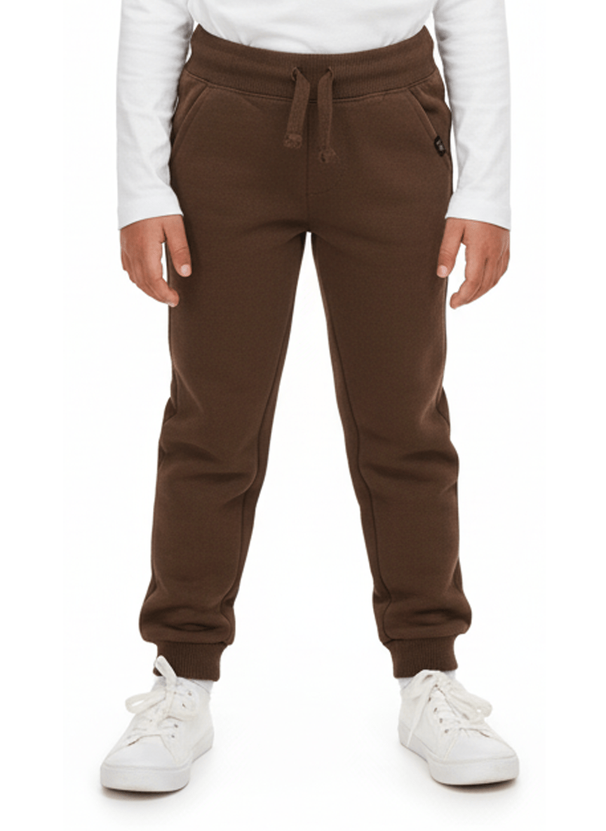 KIDS PLAIN BROWN TROUSER - Smgarment's