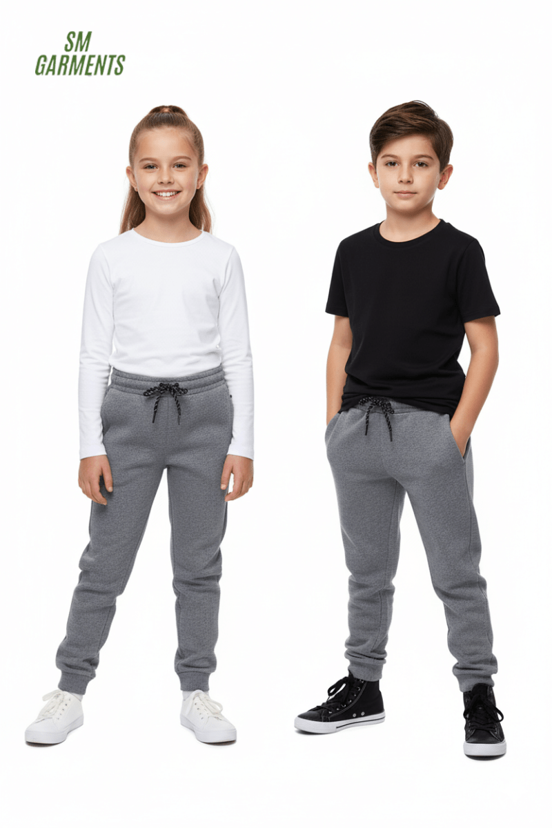 KIDS PLAIN GREY TROUSER - Smgarment's