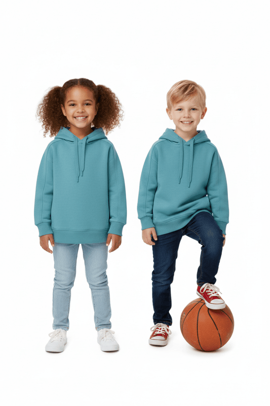 KIDS Premium Pullover Hoodie – Sky Blue - Smgarment's
