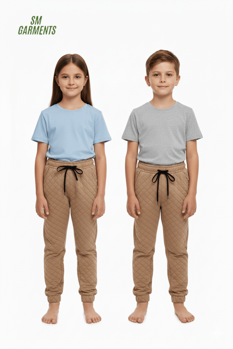 Kids' Quilted Thermal Joggers Trouser - Smgarment's