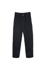 KIDS Relaxed Fit Black Cotton Pants – Elastic Waistband - Smgarment's