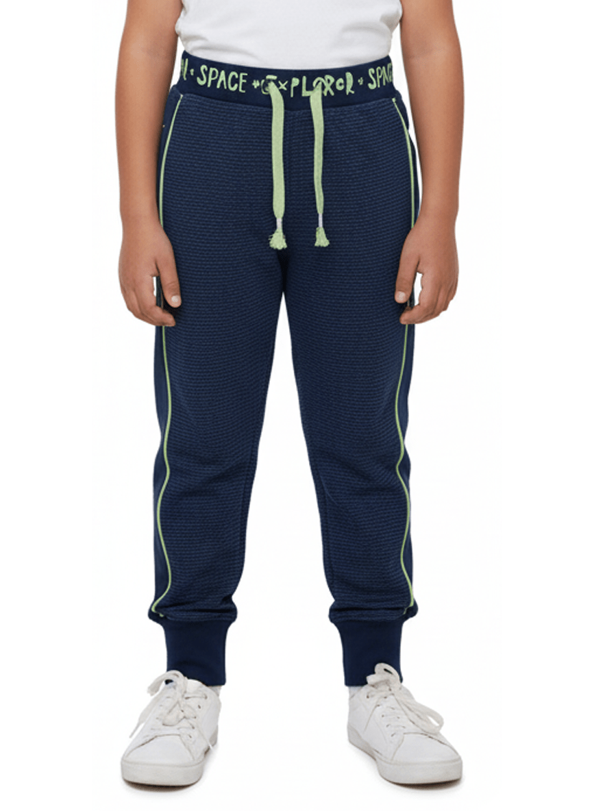 Kids Space Explorer Textured Jogger Trouser - Smgarment's