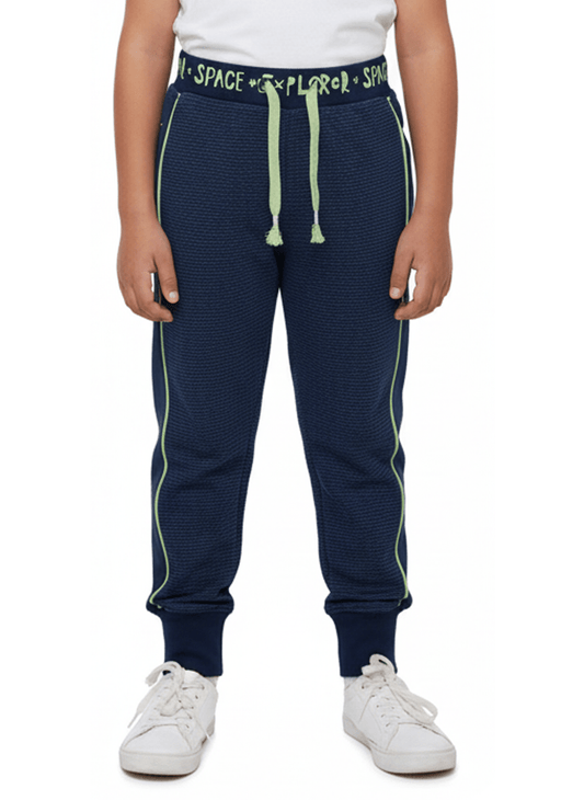 Kids Space Explorer Textured Jogger Trouser - Smgarment's