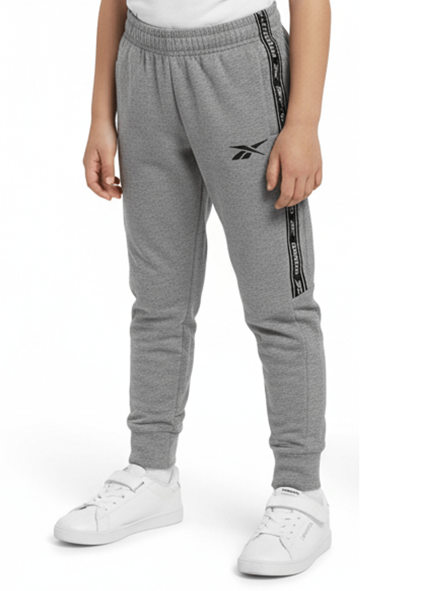 Kids' Taped Joggers Trouser - White - Smgarment's