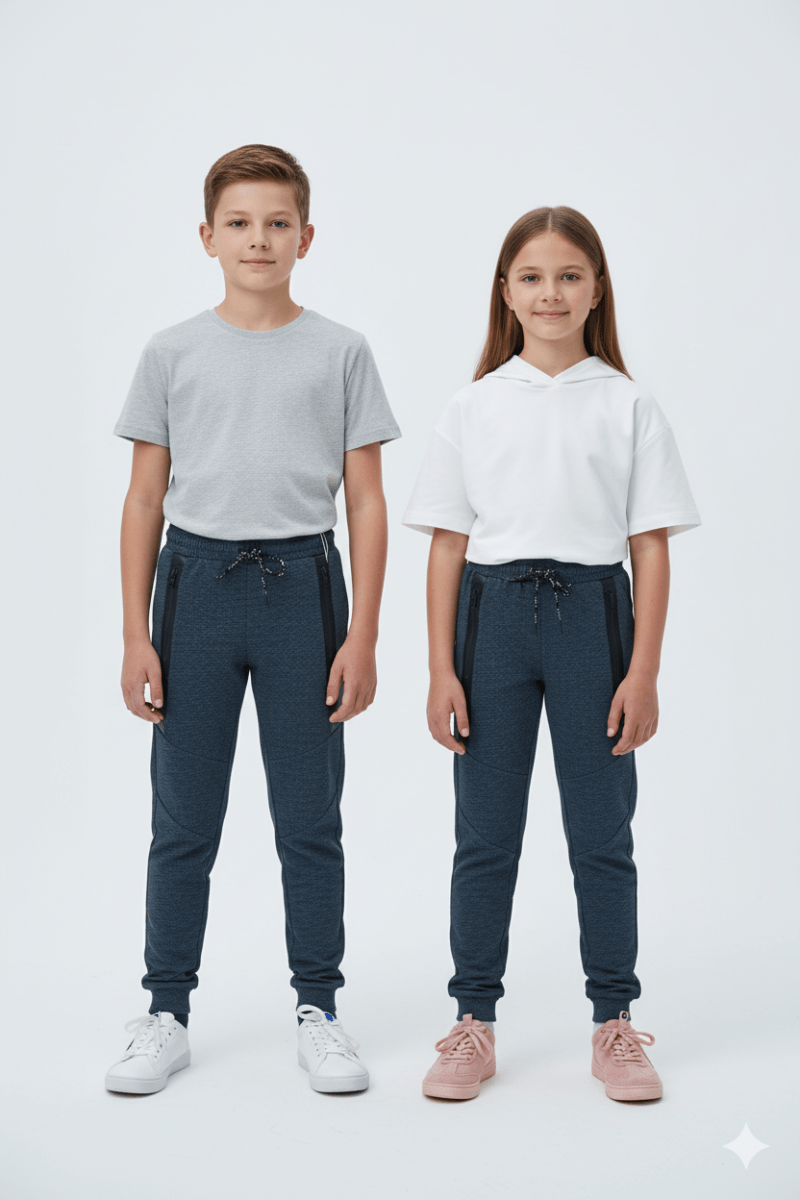 KIDS TEXTURED PRINT TROUSER - Smgarment's